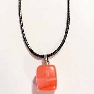Cherry Quartz Gemstone Necklace